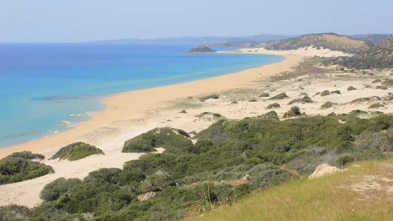 The coast of the Karpaz peninsula